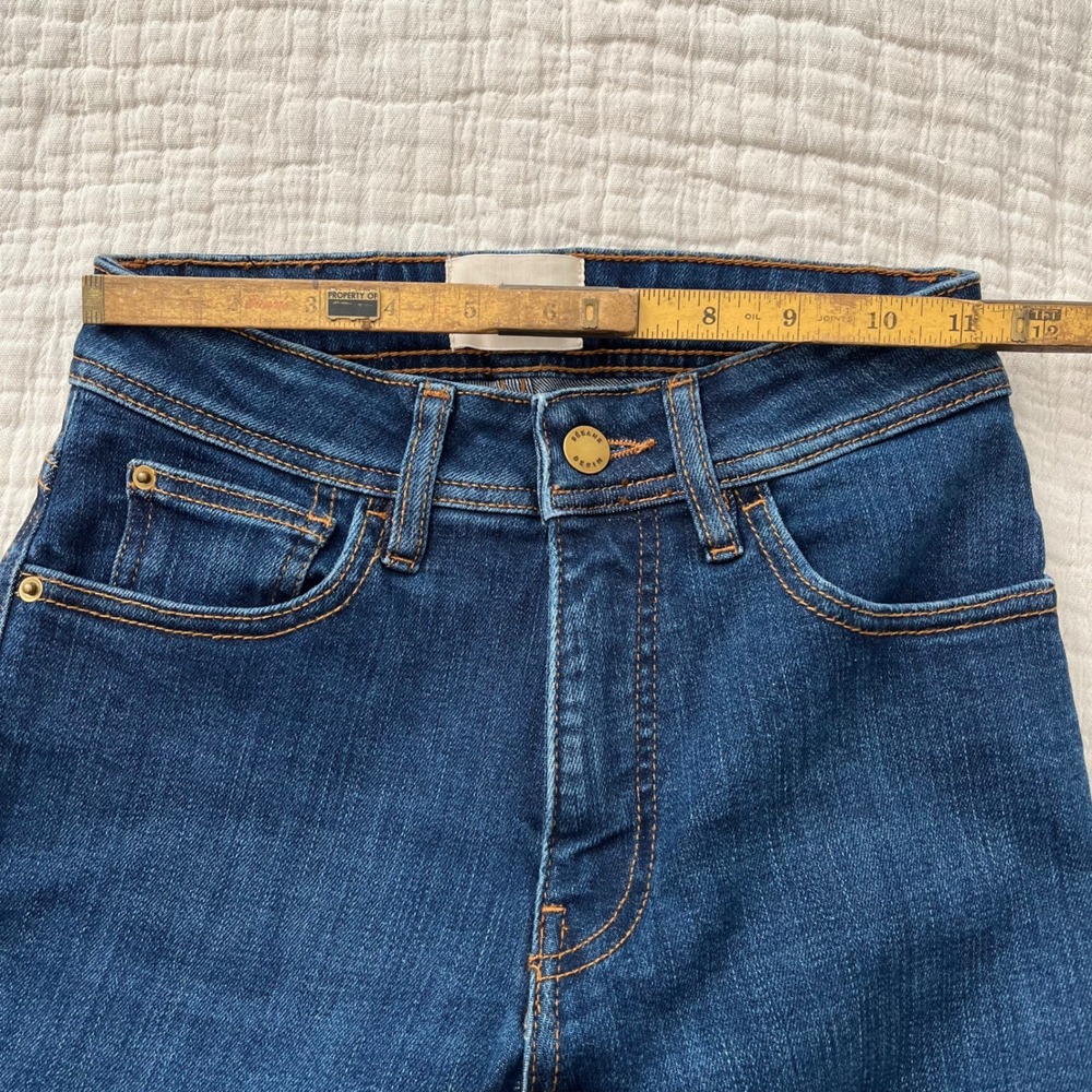 Sezane Slim Parfait Jeans Denim Blue 24 NWOT - Picture 10 of 11